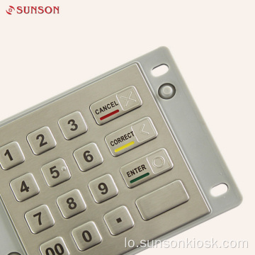 EMV ອະນຸມັດ pad PIN PIN ທີ່ຖືກເຂົ້າລະຫັດ